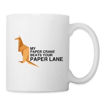 Japanese Origami Design and Kirigami Origami - Mug - white - Right