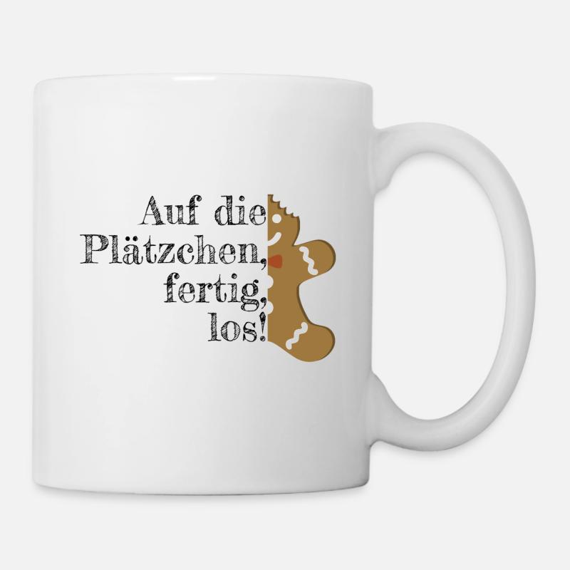 Plätzchen Weihnachtsplätzchen Weihnachten - Tasse - Weiß