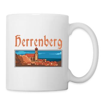 Herrenberg Stadt Altstadt Deutschland - Tasse - Weiß - Rechts