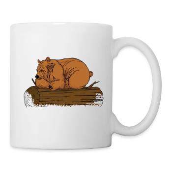 Brown Bear Tree Bear Motif for Brown Bears Team and - Mug - white - Right