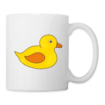 Kawaii Chibi Kawaii Ente Kawaii Entchen - Tasse - Weiß - Rechts