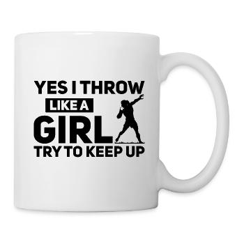 Shot put - Mug - white - Right