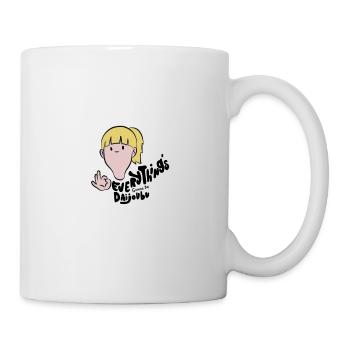 Drôles de dictons - Mug blanc - blanc - Droite