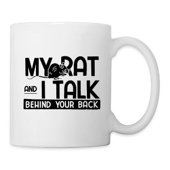 Nagetier Maus Ratte - Tasse - Weiß - Rechts