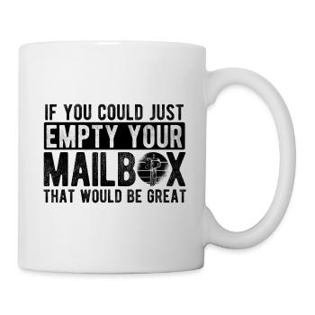 Briefträger Und Paket-Zusteller Für Postboten - Tasse - Weiß - Rechts