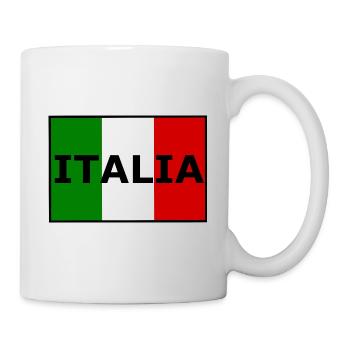 The flag of Italia - Mug - white - Right