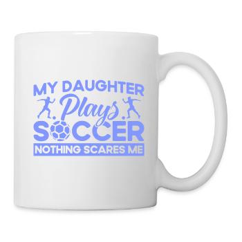 Cadeau de football de fan de sport de mère - Mug blanc - blanc - Droite