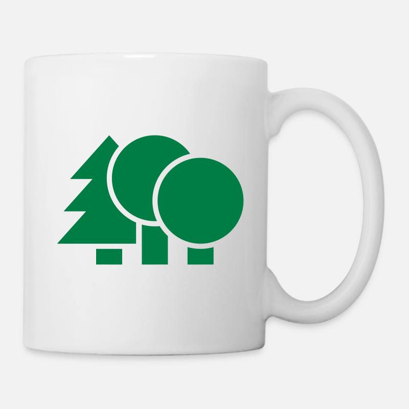 Forest, nature conservation - Mug - white