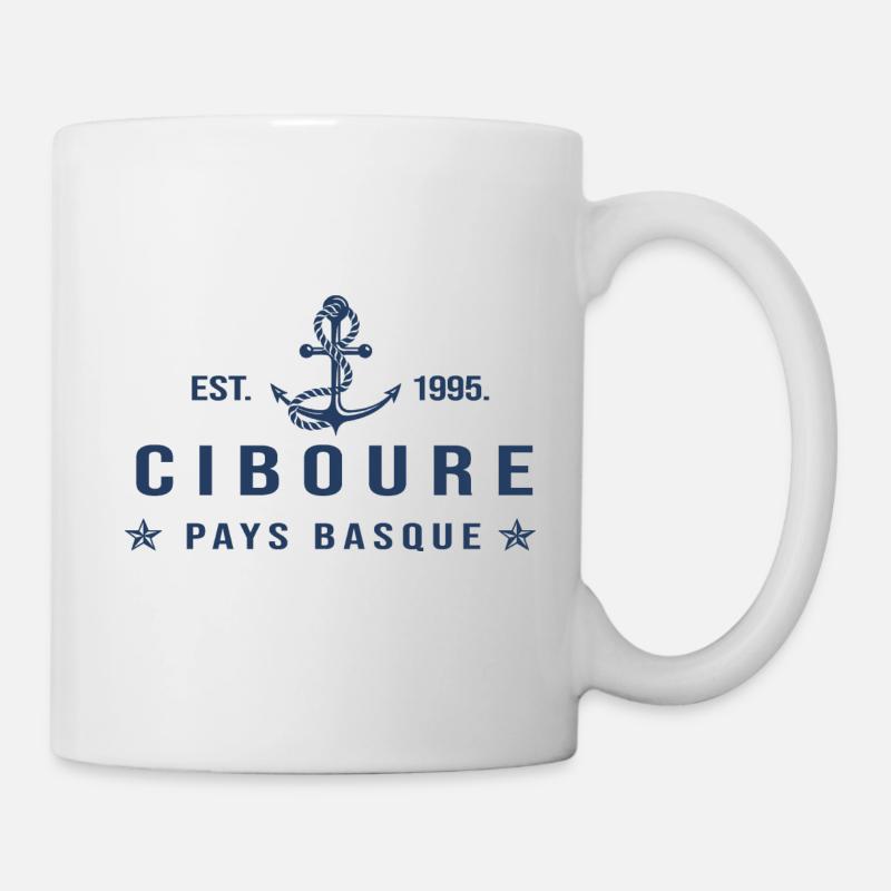 Ciboure cadeau cool ciboure pays basque - Mug blanc - blanc