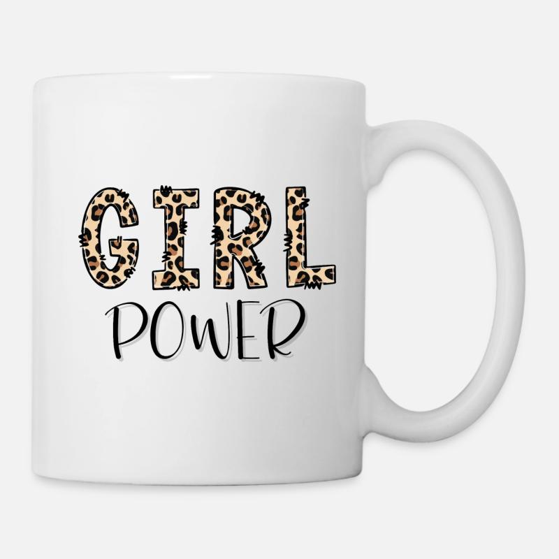 Le pouvoir des filles - Mug blanc - blanc