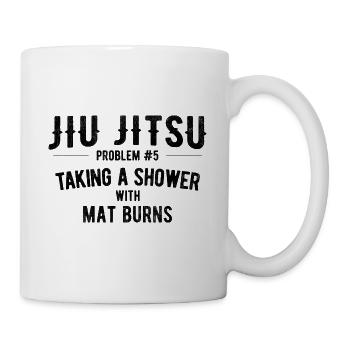 BJJ Jiu Jitsu - Tasse - Weiß - Rechts