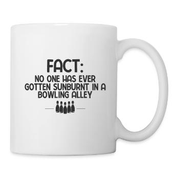 Bowling - Tasse - Weiß - Rechts