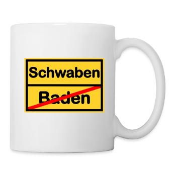 Daheim in Schwaben - Tasse - Weiß - Rechts