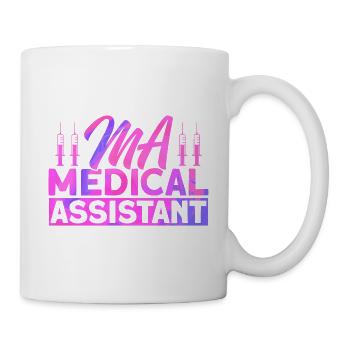 Faculté de médecine agréée de l’AMC - Mug blanc - blanc - Droite