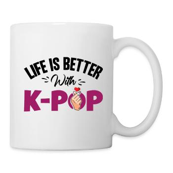 Korean Pop Music K-Pop - Mug - white - Right