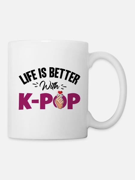Korean Pop Music K-Pop - Mug - white