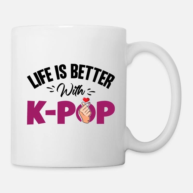 Korean Pop Music K-Pop - Mug - white