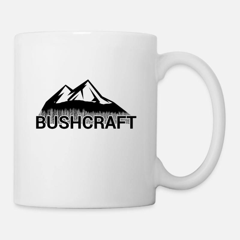 Bushcraft in the Mountains #Wild - Mug - white