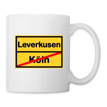 Zuhause in Leverkusen - Tasse - Weiß - Rechts