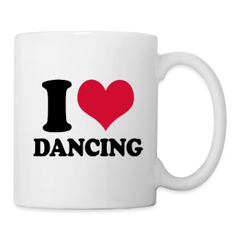 Dancer I Love Dancing Dance - Mug - white - Right