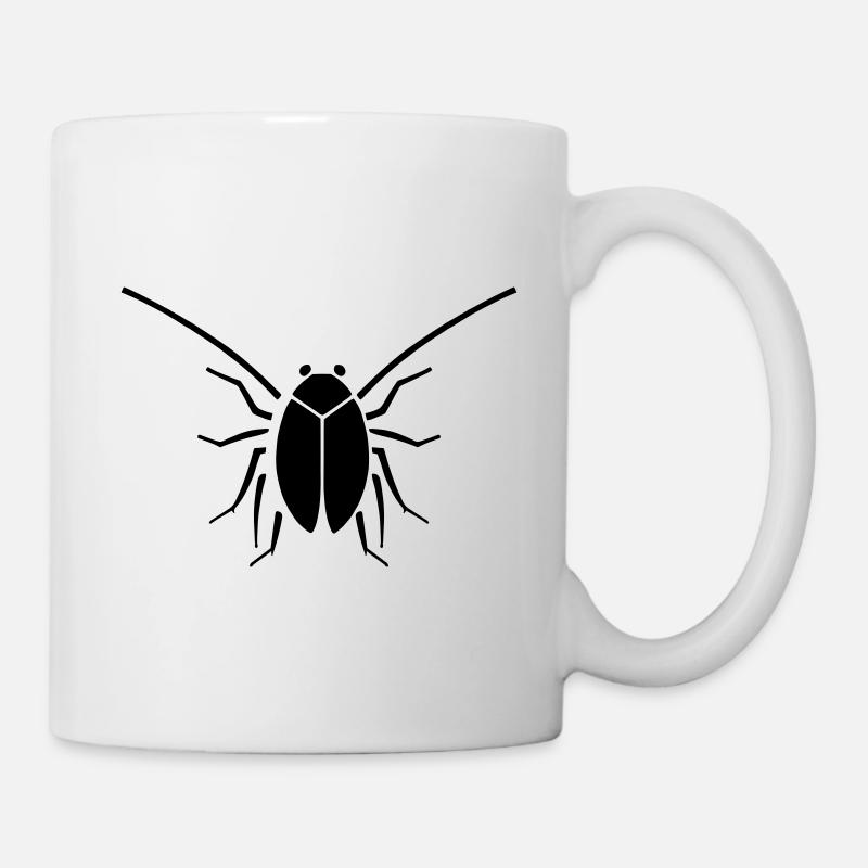 Schabe - Tasse - Weiß