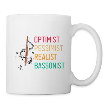Bassoon Wind Instrument Design for Bassoonist - Mug - white - Right