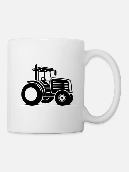 Traktor - Tasse - Weiß
