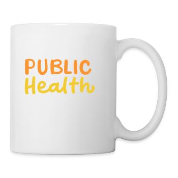 Öffentliche Gesundheit rettet Leben - Tasse - Weiß - Rechts
