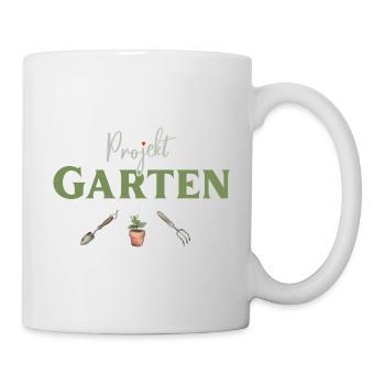 Projekt Garten Gärtnerin Gärtner - Tasse - Weiß - Rechts