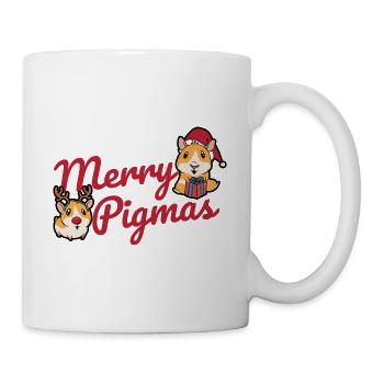 Nagetier Meerschwein Meerschweinchen - Tasse - Weiß - Rechts