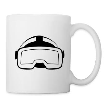 Masque de réalité virtuelle - Mug blanc - blanc - Droite