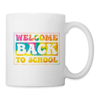 Bonne première journée drôle Bienvenue à la rentrée scolaire - Mug blanc - blanc - Droite