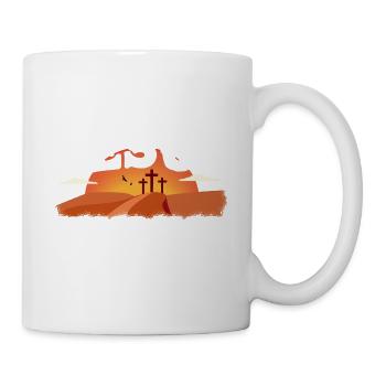 Jesus Changed My Life, Waymaker 1 Cross 3 nails 4 - Mug - white - Right