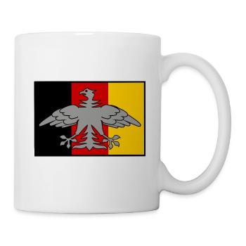 Der Adler aus Deutschland - Tasse - Weiß - Rechts