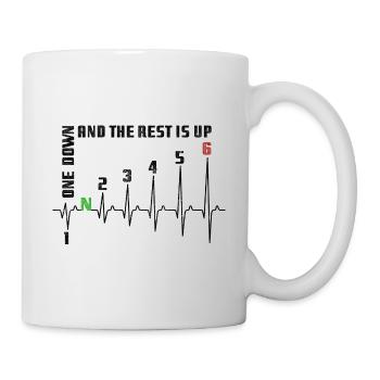 1N23456 Motorcycle Gearshift - Adrenaline - Pulse - Mug - white - Right