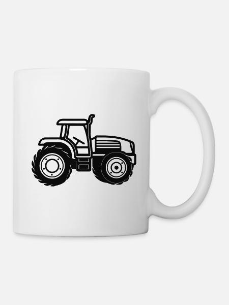 Traktor - Tasse - Weiß