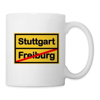 Die Stuttgart Fans - Tasse - Weiß - Rechts
