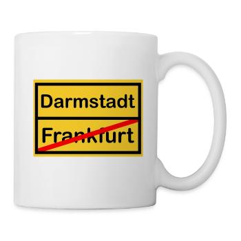 Die Darmstädter kommen - Tasse - Weiß - Rechts