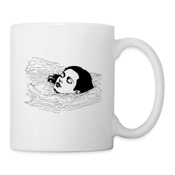 Woman in Water - Tasse - Weiß - Rechts