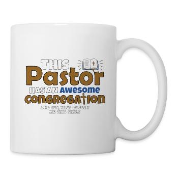 Clergé religieux Ce pasteur a un impressionnant - Mug blanc - blanc - Droite