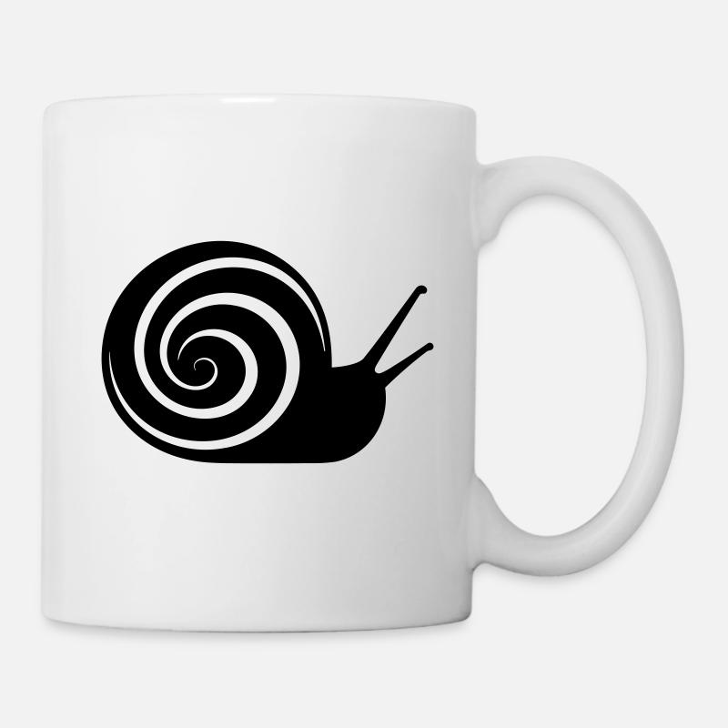 Schnecke - Tasse - Weiß