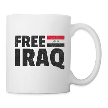 Irak libre : Soutenez la liberté irakienne - Mug blanc - blanc - Droite