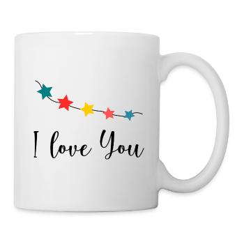PAAR. ICH HABE GERADE GEHEIRATET. Junggesellinnenabschied. VALENTINSTAG. MARIES - Tasse - Weiß - Rechts