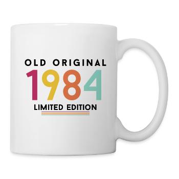Old original 1984 40th Birthday Gift 80s Retro - Mug - white - Right