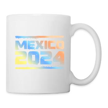 Mexiko 2024 Bunt - Tasse - Weiß - Rechts