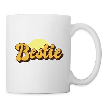 She's My Co Teacher Bestie Work Buddy Bestfriend - Tasse - Weiß - Rechts