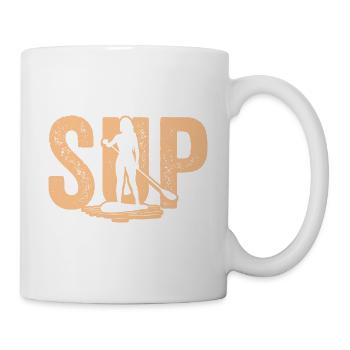 Sup Stand Up Paddling - Tasse - Weiß - Rechts