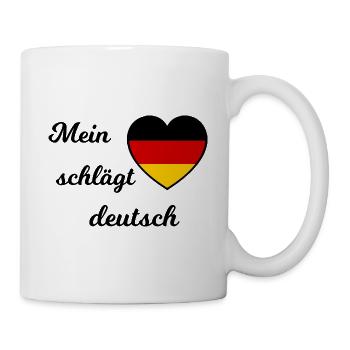 Ich liebe meine Heimat - Tasse - Weiß - Rechts