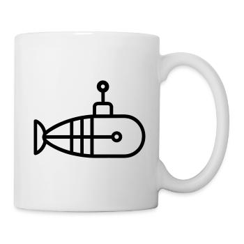 U-Boot-Boot - Tasse - Weiß - Rechts