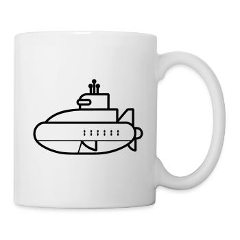 U-Boot-Boot - Tasse - Weiß - Rechts